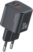 Сетевое зарядное Usams CC263 30W GaN (черный)