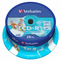 Набор дисков CD-R Verbatim 700Mb 52x 43439 (25 шт.)