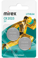 Батарейки Mirex CR2025 Lithium 23702-CR2025-E2 (2 шт)