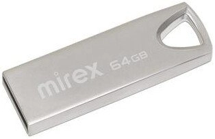 Флешка Mirex Intro 64GB USB 2.0 13600-ITRNTO64 (серебристый)
