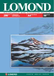 Фотобумага LOMOND Глянцевая A4 200 г/кв.м. 50 листов (0102020)