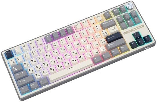 Клавиатура Royal Kludge R87 Pro Half Grey (RK Brown)