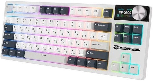 Клавиатура Royal Kludge S85 White Night (RK Cloud)