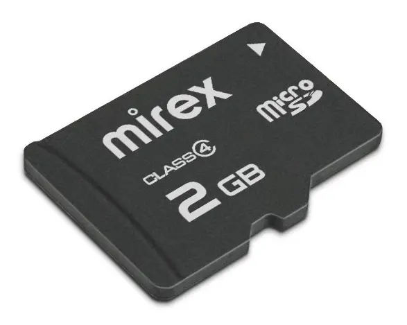 Карта памяти Mirex 2GB microSDHC 13613-ADTMSD02 (с адаптером)