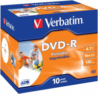Набор дисков DVD-R Verbatim 4.7Gb 16x 43521 (10 шт.)