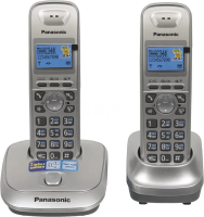 Радиотелефон Panasonic KX-TG2512RUN (база + 2 трубки)