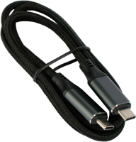 Кабель Cablexpert Type-C/Type-C (5А, USB4.0, 1м, черный)