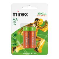 Аккумулятор Mirex AA HR6 2500mAh HR6-25-E2 (2 шт)