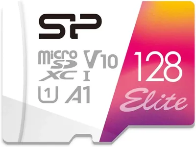 Карта памяти Silicon Power 128GB Elite microSDHC (с адаптером)