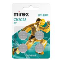 Батарейки Mirex CR2025 Lithium 23702-CR2025-E4 (4 шт)