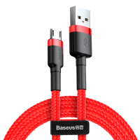 Кабель Baseus cafule Cable USB For Type-C, 2A, 2м, красный