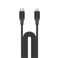 Кабель Momax 1-Link Flow CL DL53D (Type-C/Lightning, 1.2м, черный)