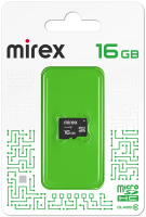 Карта памяти Mirex 16GB microSDHC 13612-MC10SD16