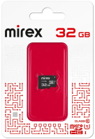 Карта памяти Mirex 32GB microSDHC 13612-MCSUHS32