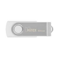 Флешка 64GB USB Flash Mirex Swivel (Белый) 13600-FMUSWT64