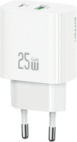 Сетевое зарядное Usams CC315 T65 25W (белый)