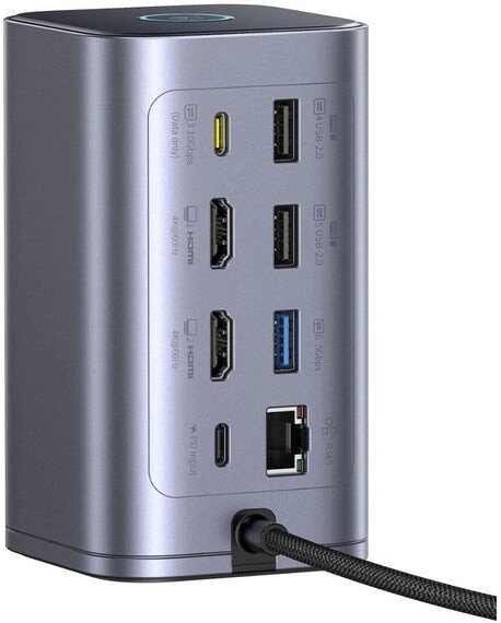 Док-станция Baseus Nomos NU1 Air Win 12-in-1 Docking Station B00568103813-00