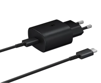 Сетевое зарядное устройство Samsung EP-TA800 EP-TA800XBEGWW (Type-C, 25W, черный, с кабелем)
