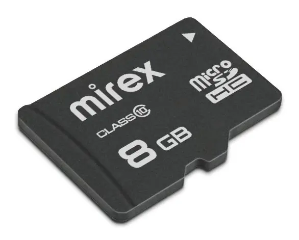 Карта памяти Mirex 8GB microSDHC 13612-MC10SD08