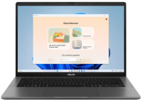 Ноутбук ASUS Vivobook S14/ S3407CA-LY104/ U5-225H/ 14 WUXGA 16:10 IPS-level AG 300nits/ UHD/ 16GB/ 512GB/ DOS/ мышь + рюкзак/ Matte Gray