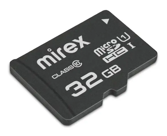 Карта памяти Mirex 32GB microSDHC 13613-ADSUHS32 (с адаптером)
