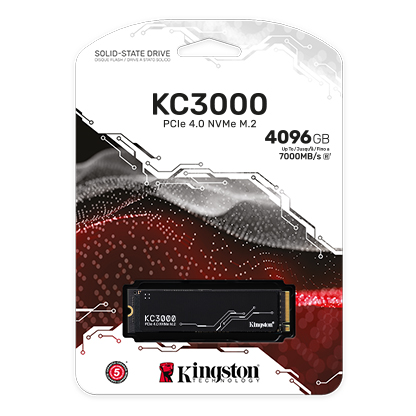 Внутренний SSD-накопитель Kingston KC3000 4TB SKC3000D/4096G
