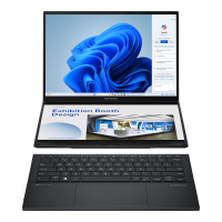 Ноутбук ASUS Zenbook Duo OLED/UX8406MA-QL437W/U7-155H/14.0 FHD OLED 400nits Touch/Arc Graphics/16GB/1TB/Win11H/noODD/Inkwell Gray