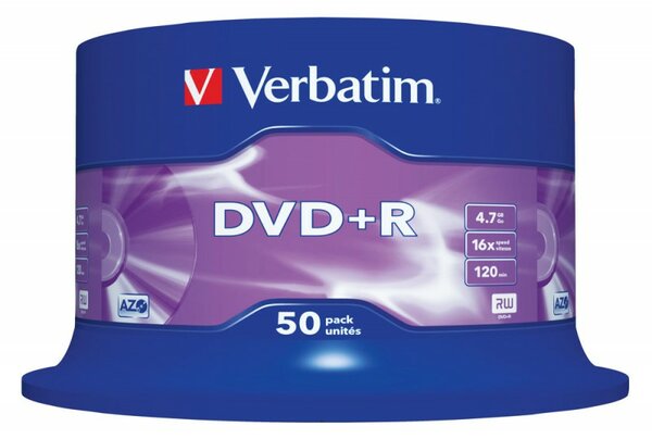 DVD±R Verbatim DVD+R 4.7Gb 16x 043550