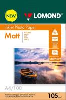 Фотобумага Lomond односторонняя матовая А4 105 г/м2 100 л 0102072