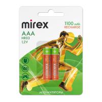 Аккумулятор Mirex AAA HR03 1100mAh HR03-11-E2 (2 шт)