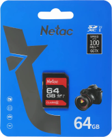 Карта памяти Netac 64GB P600 SDXC NT02P600STN-064G-R