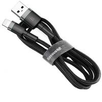 Кабель Baseus Cafule Cable USB - Lightning, 1.5A, 2 м, черный + серый