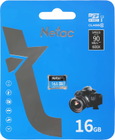 Карта памяти Netac 16GB P500 Standard microSDHC NT02P500STN-016G-S
