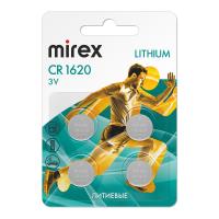 Батарейки Mirex CR1620 Lithium 23702-CR1620-E4 (4 шт)