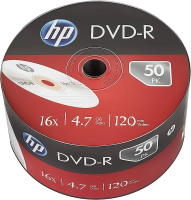 Набор дисков DVD-R HP 4.7Gb 16x 69303 (50 шт)