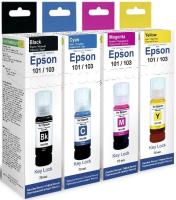 Чернила Revcol для Epson L 101/103/106 Key Lock (комплект 4 цвета х70 мл)