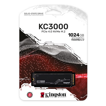 Внутренний SSD-накопитель Kingston KC3000 1TB SKC3000S/1024G