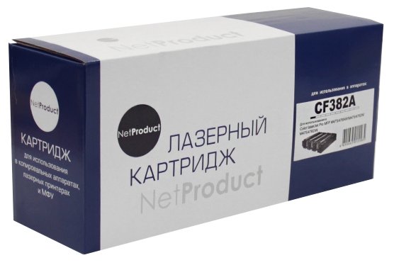 Картридж NetProduct N-CF382A (аналог HP CF382A)