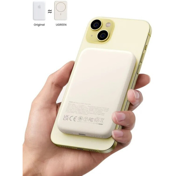Портативное зарядное устройство Ugreen PB561 10000mAh (бежевый)