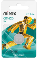 Батарейка Mirex CR1620 Lithium 223702-CR1620-E1 (1 шт)