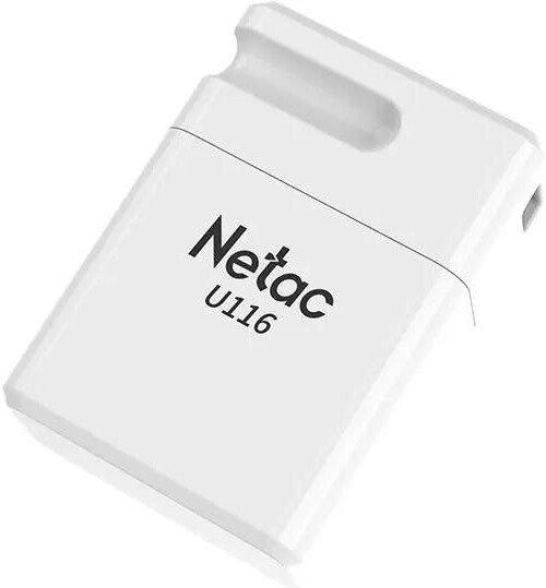 Флешка Netac U116 32GB USB 3.2 NT03U116N-032G-32WH (белый)