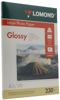 Фотобумага Lomond А3 односторонняя глянцевая Photo Paper 230 г/м², 50 л, белый (0102025)