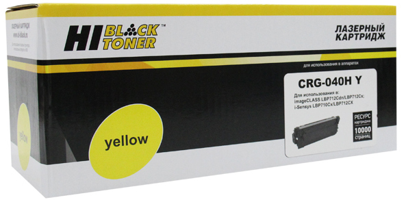 Картридж Hi-Black HB-№040H Y