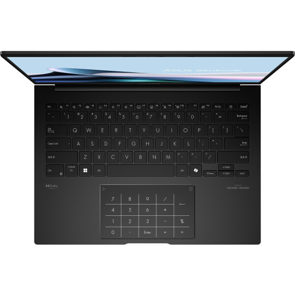 Ноутбук ASUS Zenbook 14/ UM3406KA-QD151/ AMD KRACKAN-6C/ 14 WUXGA OLED 16:10 400nits/ AMD Radeon Graphics/ 16GB/ 1TB/ DOS/ noODD/ Jade Black