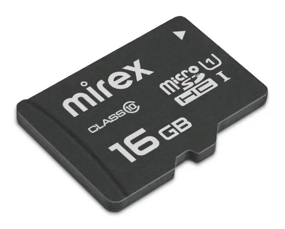 Карта памяти Mirex 16GB microSDHC 13613-ADSUHS16 (с адаптером)