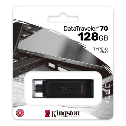 Флеш-накопитель 64GB USB-C 3.2 Gen 1 DataTraveler 70