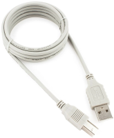 Кабель Cablexpert Type-A/Type-B (USB2.0, 1.8м, серый)
