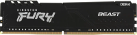 Оперативная память Kingston 16GB FURY Beast DDR4 KF432C16BB1/16 (3200МГц, XMP)