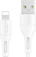 Кабель USB Type-A - Lightning USAMS U68 SJ500USB02 (USB 2.0, 1м, белый)
