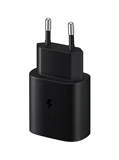 Сетевое зарядное устройство Samsung EP-TA800 EP-TA800XBEGWW (Type-C, 25W, черный, с кабелем)